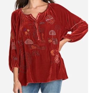 NWT JOHNNY WAS BIYA Zuri blouse xxs $335